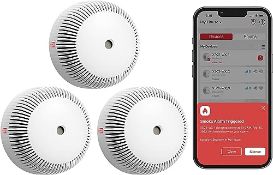 RRP £79.90 X-Sense Smart Wi-Fi Smoke Detector with Replaceable Battery