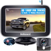 RRP £74.60 DoHonest Wireless Reversing Camera HD 1080P 5 Inch