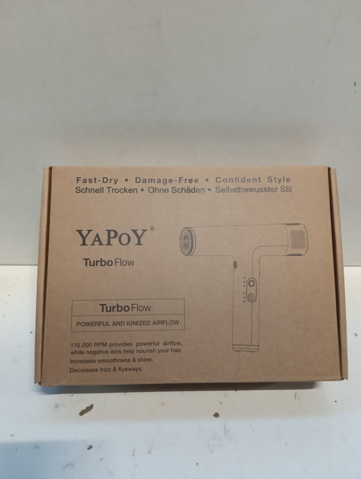 RRP £98.63 YAPOY Hair Dryer Professional Fast Drying Negative Ionic Blow Dryer with 110 - Image 2 of 2