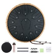 RRP £79.90 Musfunny Steel Tongue Drum 12 inch 15 Notes Handpan