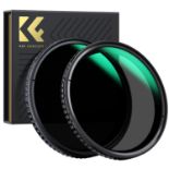 RRP £91.32 K&F Concept 58mm ND2-32 + ND32-512 Filter Kit Variable ND Lens Filters Set