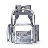 RRP £27.92 SPEEDEVE Clear Backpack Waterproof Transparent Daypack for School Work Travel