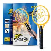 RRP £13.69 Zap It! Electric Fly Swatter - Rechargeable Fly Zapper