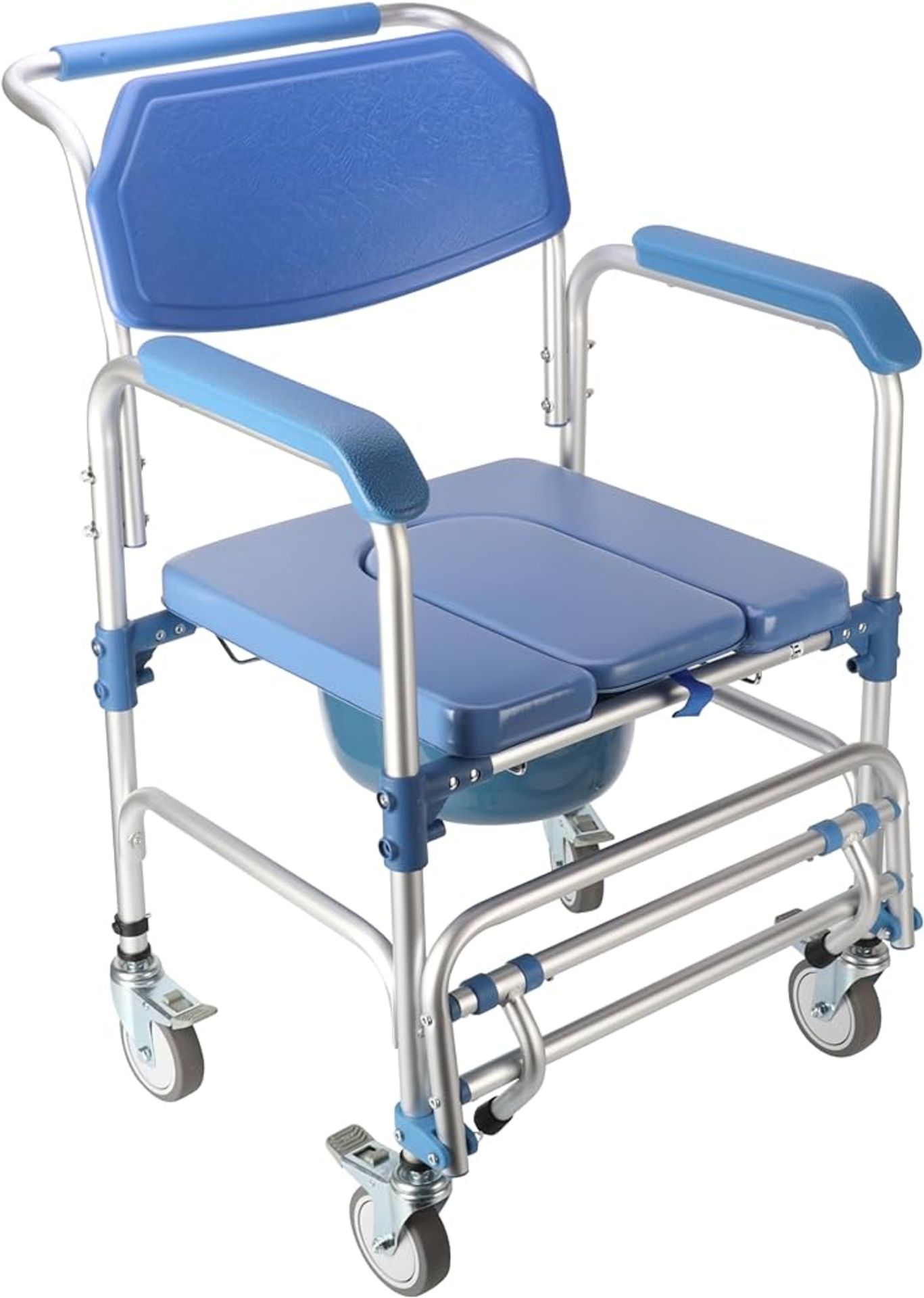 RRP £205.49 ybaymy 4-in-1 Shower Commode Chair