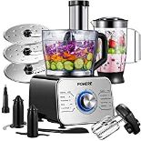 RRP £111.89 FOHERE Food Processor Multifunctional