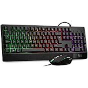 RRP £27.39 Rii Gaming Keyboard and Mouse
