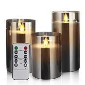 RRP £22.36 Flameless Led Candles Flickering