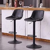 RRP £142.77 YOUNIKE Bar stools Set of 2