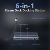 RRP £28.76 AYCLIF Steam Deck Docking Station