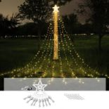 RRP £34.24 alitade Christmas Tree Lights with Star 8 Lighting Modes LED Fairy Lights