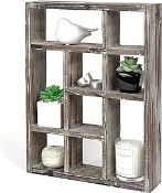 RRP £24.65 J JACKCUBE DESIGN Rustic Multi-Slot Shelf Cube Display