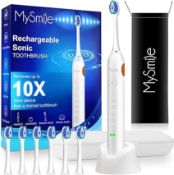 RRP £68.45 MySmile Electric Toothbrush for Adults