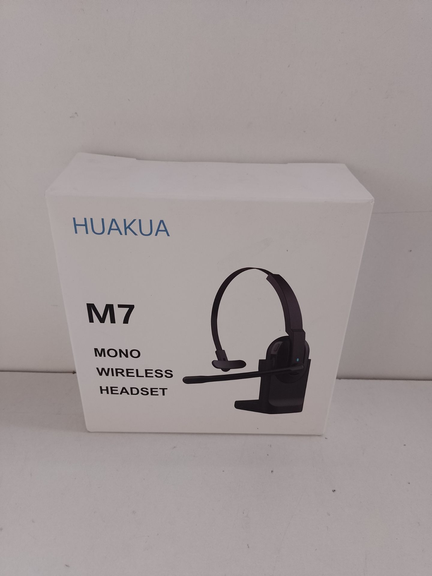 RRP £43.76 HUAKUA Bluetooth Headset with Flexible Microphone - Image 2 of 2