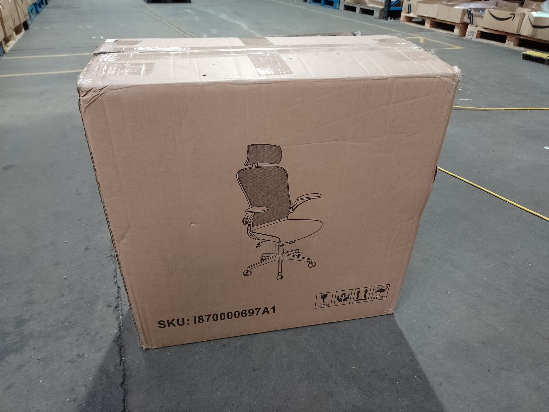 RRP £89.27 Holengain Ergonomic Office Chair with Arms and Back Support - Image 2 of 2