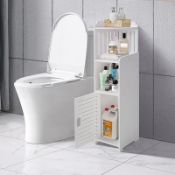 RRP £34.24 SEMOFO Waterproof Bathroom Floor Storage Cabinet