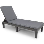 RRP £95.89 YITAHOME Resin Sun lounger with Cushion