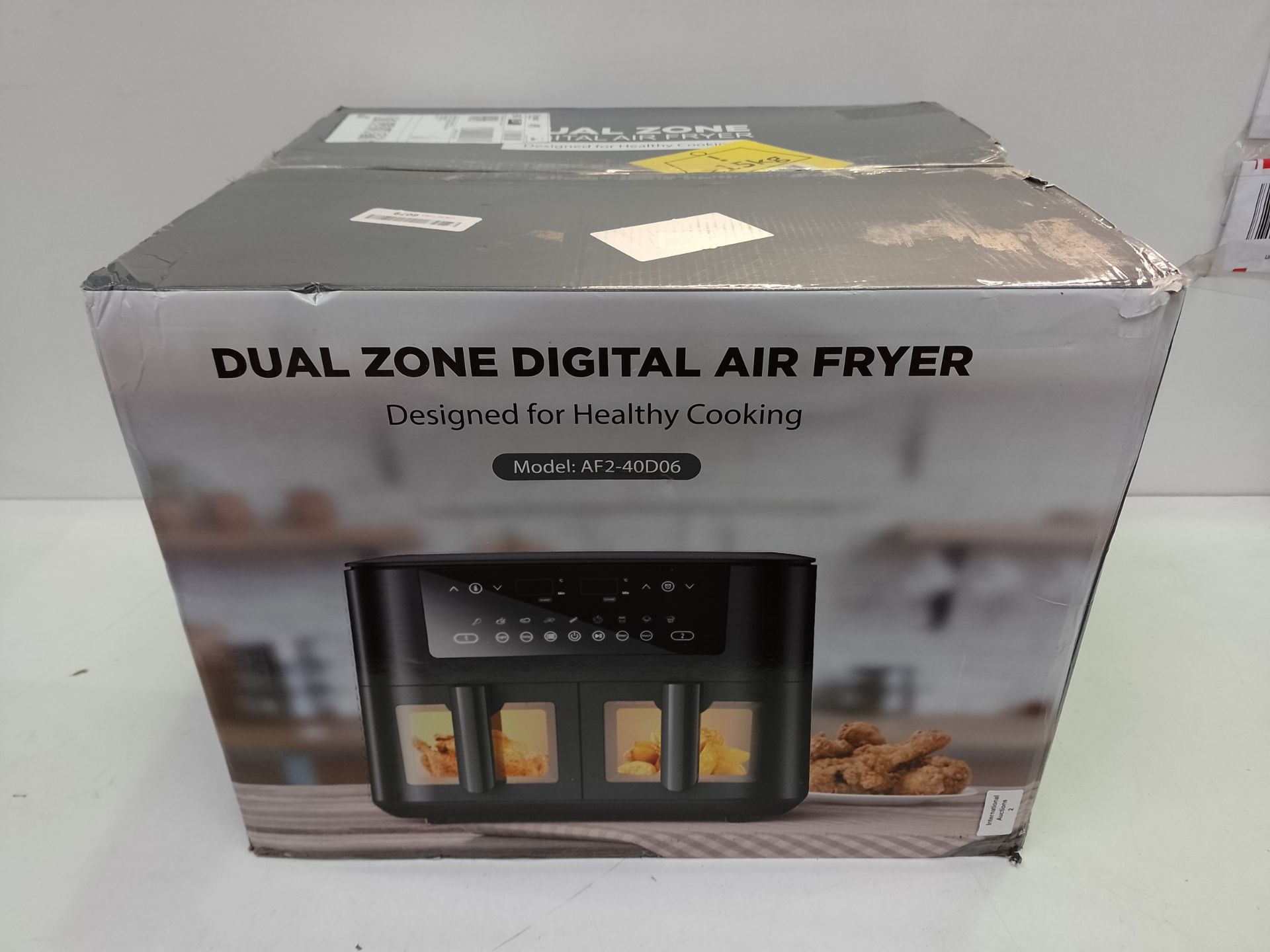 RRP £145.55 Dual Air Fryer with Visual Window - Image 2 of 2