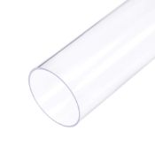 RRP £20.54 sourcing map 2pcs Clear Rigid PVC Pipe 36mm ID x 38mm x 0.5m Round Tube Tubing