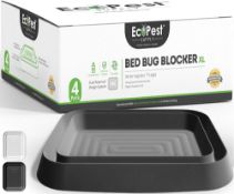 RRP £27.78 ECOPEST Bed Bug Interceptors 4 Pack | Bed Bug Blocker