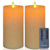 RRP £19.40 Yinuo Candle Flameless Led Candles Light Flickering