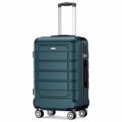 RRP £74.58 SHOWKOO Carry on Suitcase 20-Inch Small PC+ABS Hard