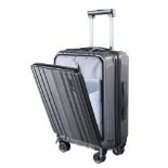 RRP £101.93 Carry on Luggage 21 Inch with Front Pocket for 15.6" Laptop