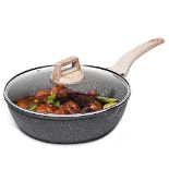 RRP £37.66 CAROTE Non Stick Frying Pan with Lid