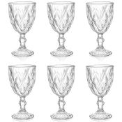 RRP £27.90 SOUJOY 6 Pack Wine Glasses Goblet