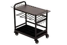 RRP £52.50 bimiti 3 Tier Tool Trolley Cart Metal Tool Cabinet