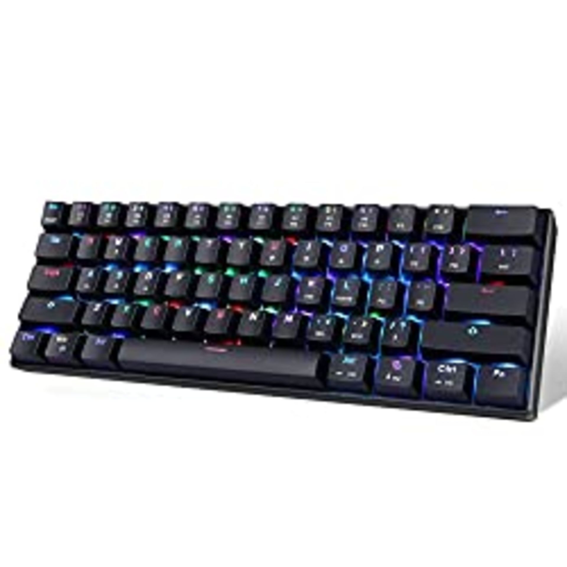 RRP £34.24 MOTOSPEED 60% Mechanical Keyboard Portable 61 Keys