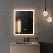 RRP £102.74 LUVODI LED Lightd Bathroom Mirror: 400x500mm Illuminated