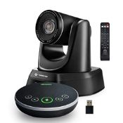 RRP £341.36 TONGVEO 20X Conference Room Camera System with Bluetooth Microphone