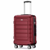 RRP £79.21 SHOWKOO Carry on Suitcase 20-Inch Small PC+ABS Hard