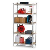 RRP £43.37 Metal Shelving Unit - Heavy Duty Garage Storage Unit for Home and More