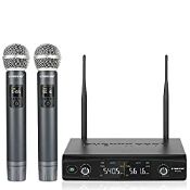 RRP £114.19 Phenyx Pro UHF Wireless Handheld Microphone System