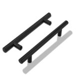 RRP £44.57 LONTAN 30 Pack Black Cupboard Handles Black Kitchen