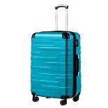 RRP £77.62 COOLIFE Hard Shell Suitcase with TSA Lock and 4 Spinner