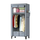 RRP £41.09 LOEFME Canvas Wardrobe 161 * 59 * 45cm