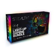 RRP £68.49 STEALTH 4-in-1 Light-Up Gaming Bundle For Console & PC