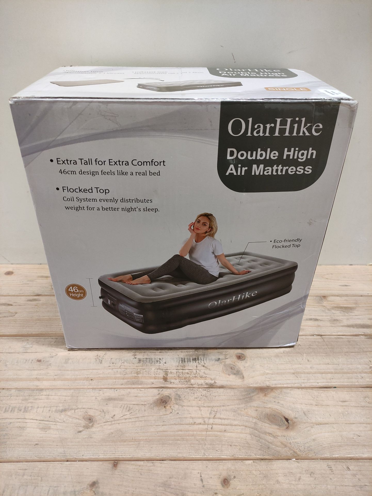 RRP £77.62 OlarHike Single Airbed - Image 2 of 2