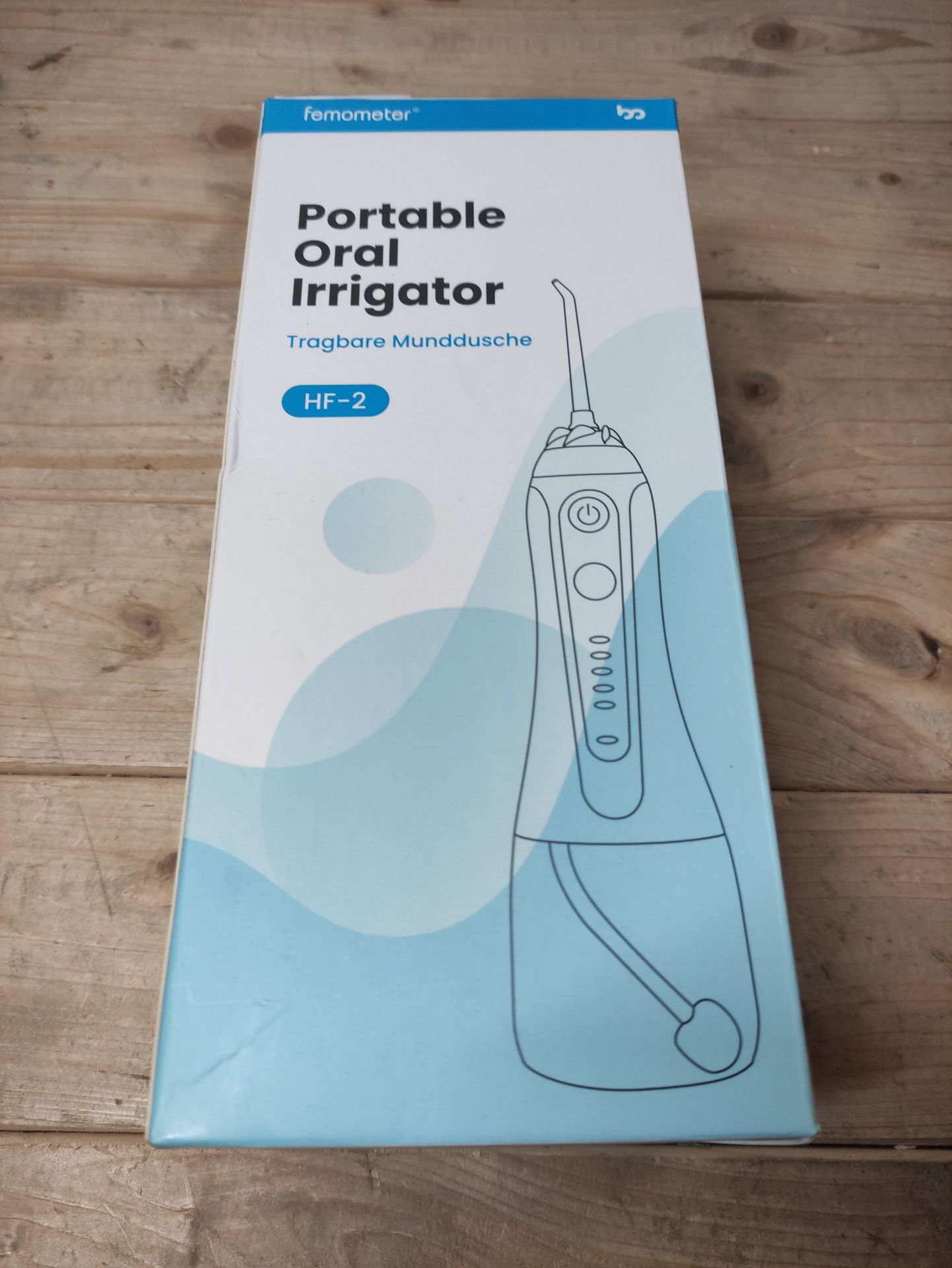 RRP £25.10 Femometer Oral Irrigator Water Flosser with 5 Modes and 5 Nozzles - Image 2 of 2