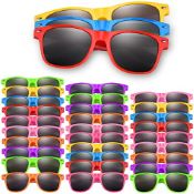 RRP £33.50 ASTARON 32 Pieces Sunglasses Bulk Neon Party Favors