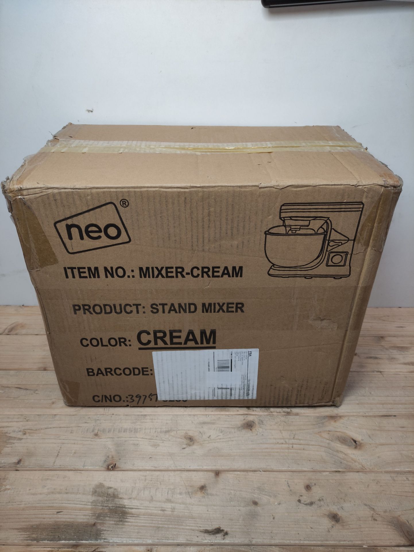 RRP £74.20 Neo Food Baking Electric Stand Mixer 5L 6 Speed Stainless - Image 2 of 2