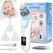 RRP £35.33 WADEO Upgraded Nasal Aspirator Baby