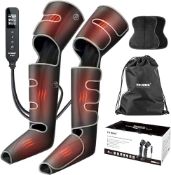 RRP £179.80 FIT KING Leg Massager with Heat Air Compression Boots