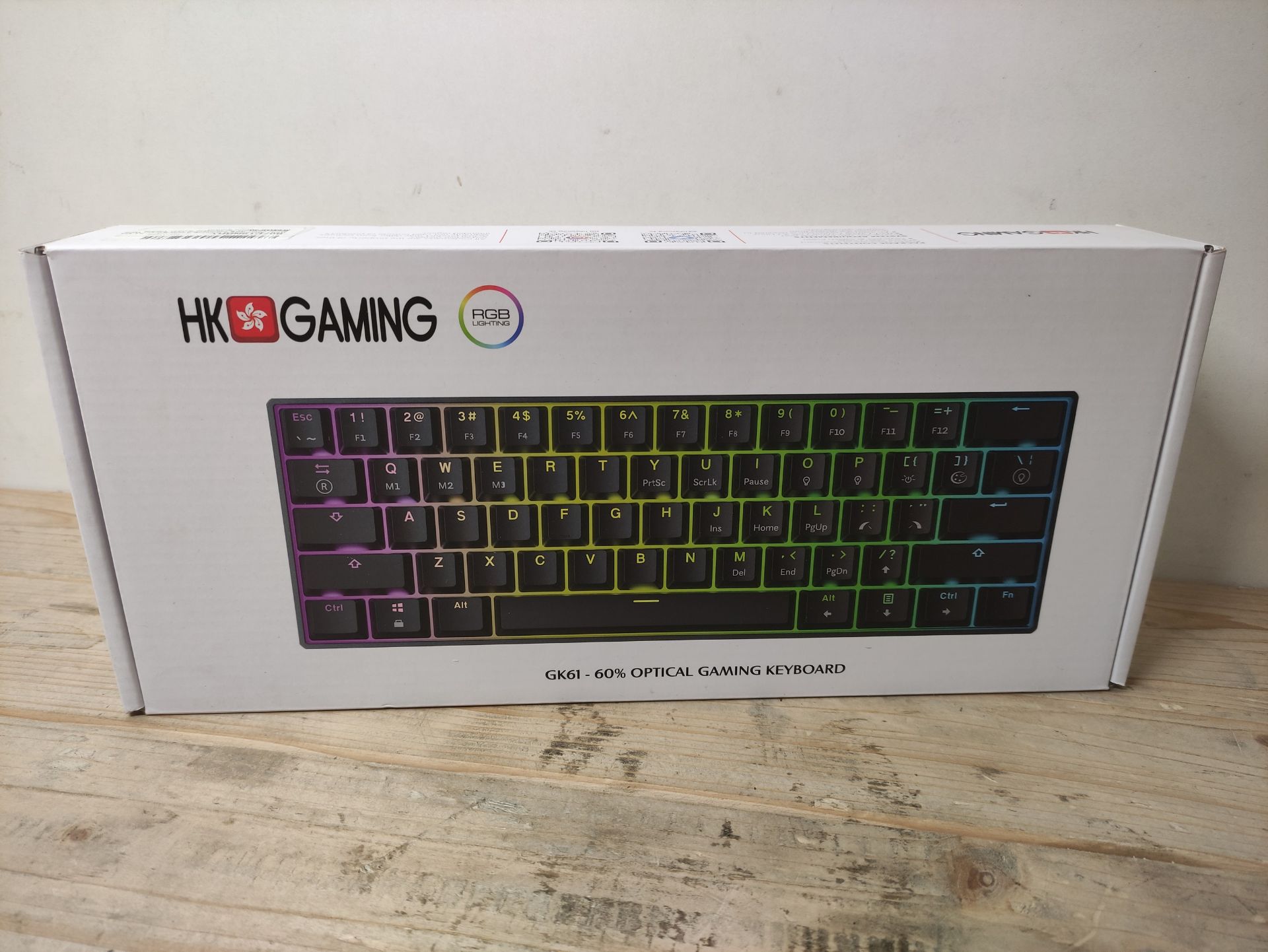 RRP £72.57 BRAND NEW STOCK HK GAMING GK61 Mechanical Gaming Keyboard 60 Percent - Image 2 of 2