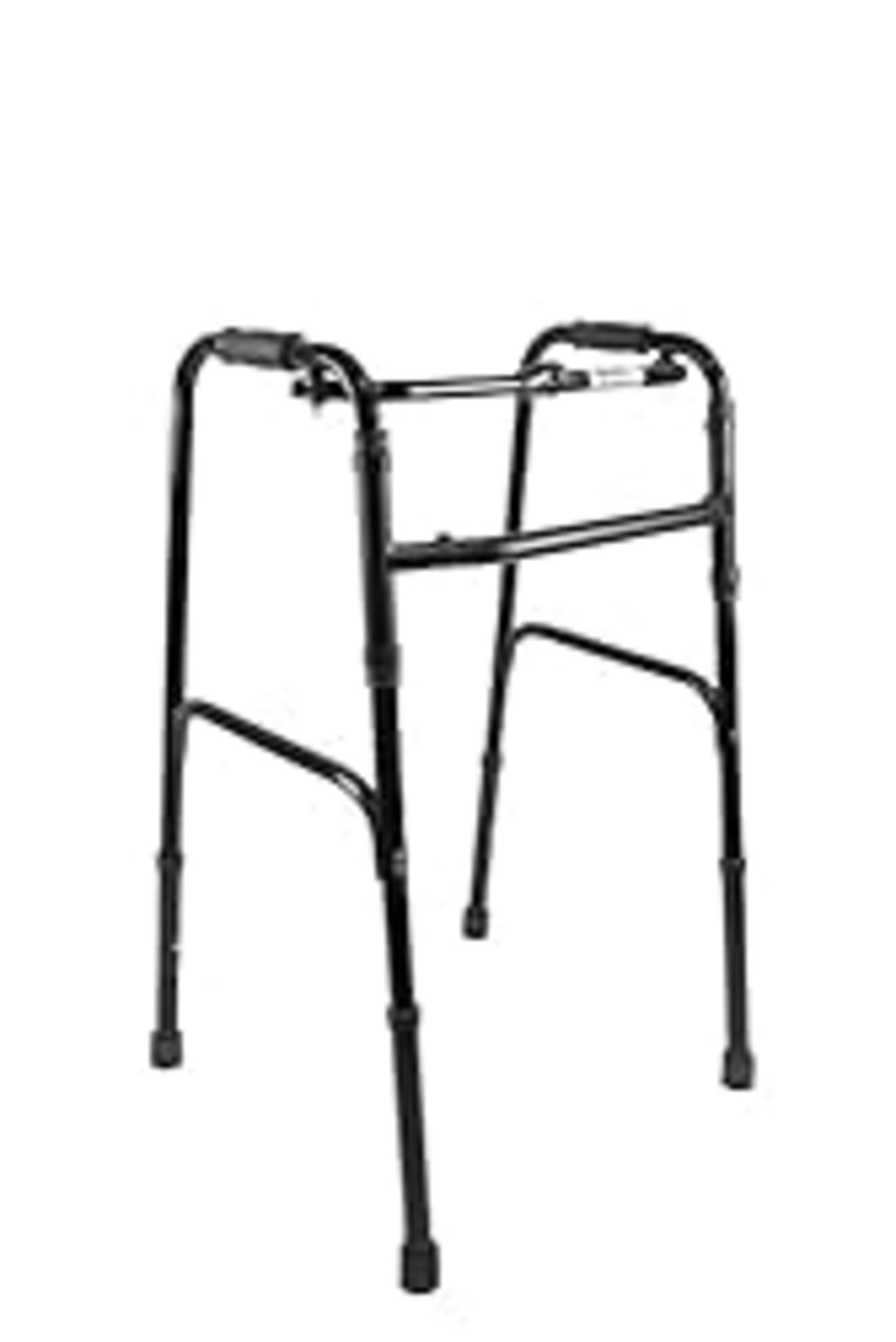 RRP £68.49 PEPE - Walking Frame without Wheels (Black Colour)