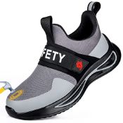 RRP £34.24 TAERGU Steel Toe Cap Trainers Men Women Safety Trainers