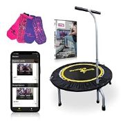 RRP £135.86 Boogie Bounce Studio Rebounder | Folding & Super-Quiet