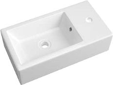 RRP £38.80 NAIMP Bathrooms Ceramic Basin